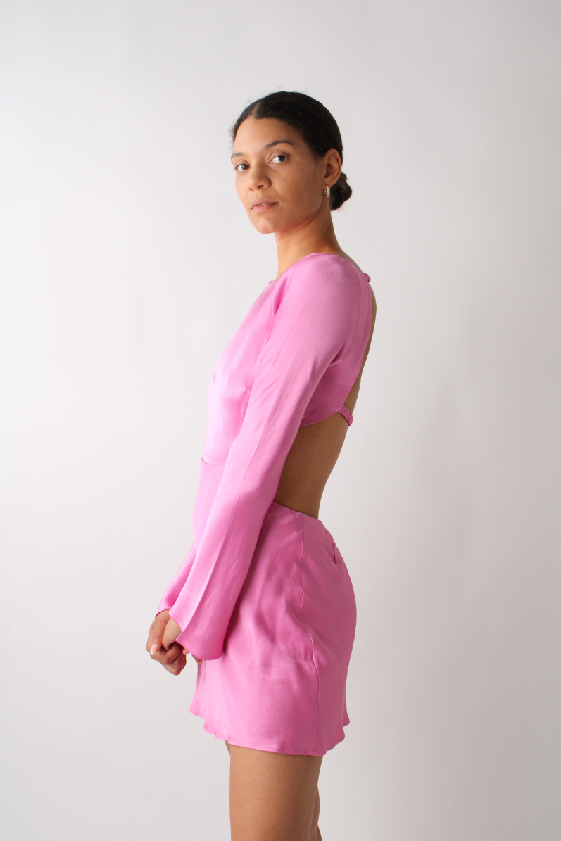 Shona Joy Arienzo Open Back Mini Dress