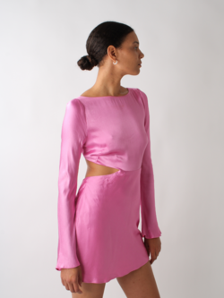 Shona Joy Arienzo Open Back Mini Jurk