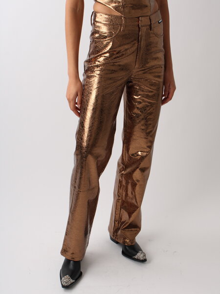 Rotate Textured High Waist Broek