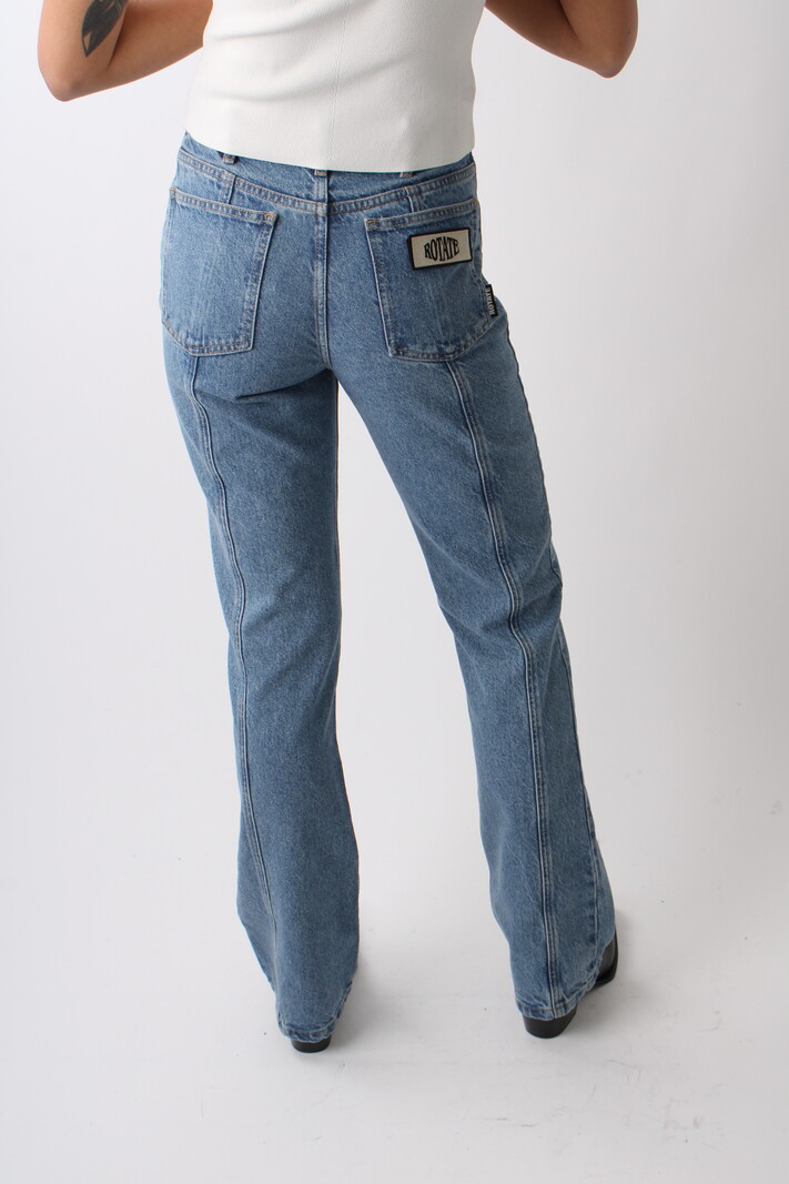 Rotate Twill Straight Jeans