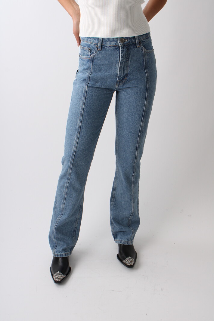 Rotate Twill Straight Jeans