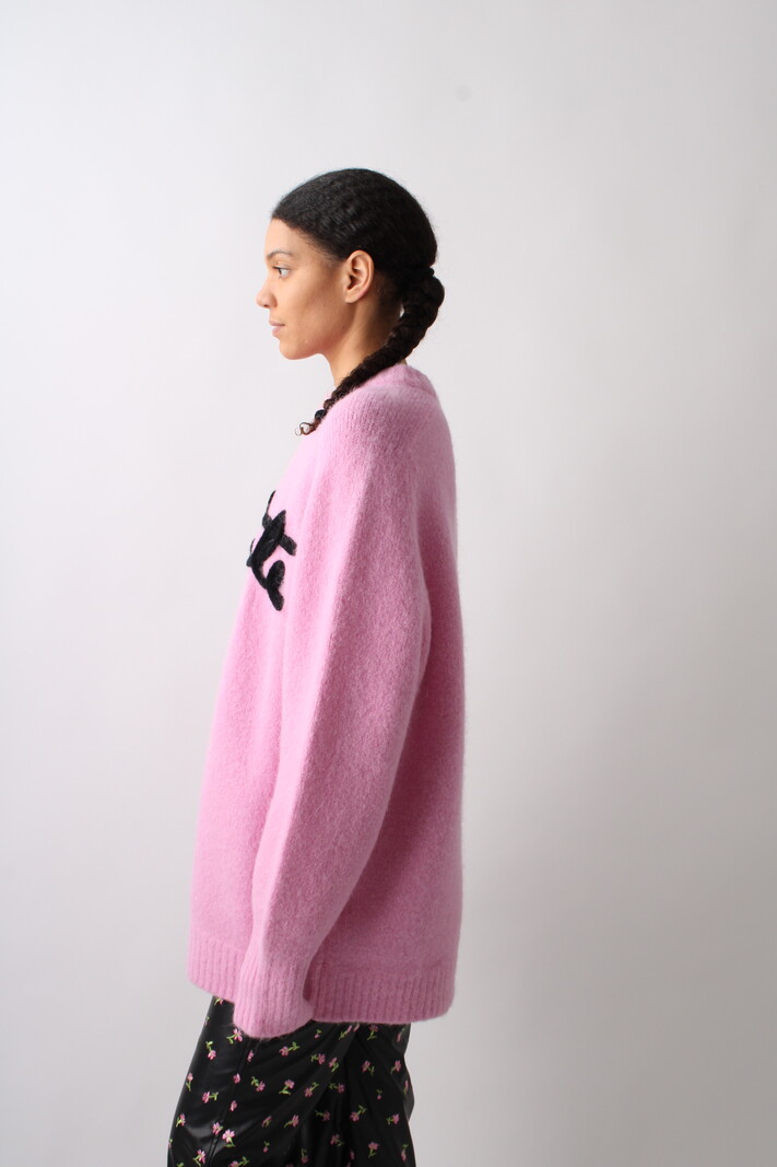 Rotate Oversized Logo Jumper