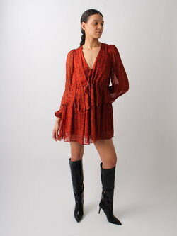 Shona Joy Lace Front Mini Dress