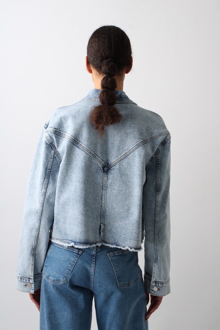 Remain Cropped Denim Jacket