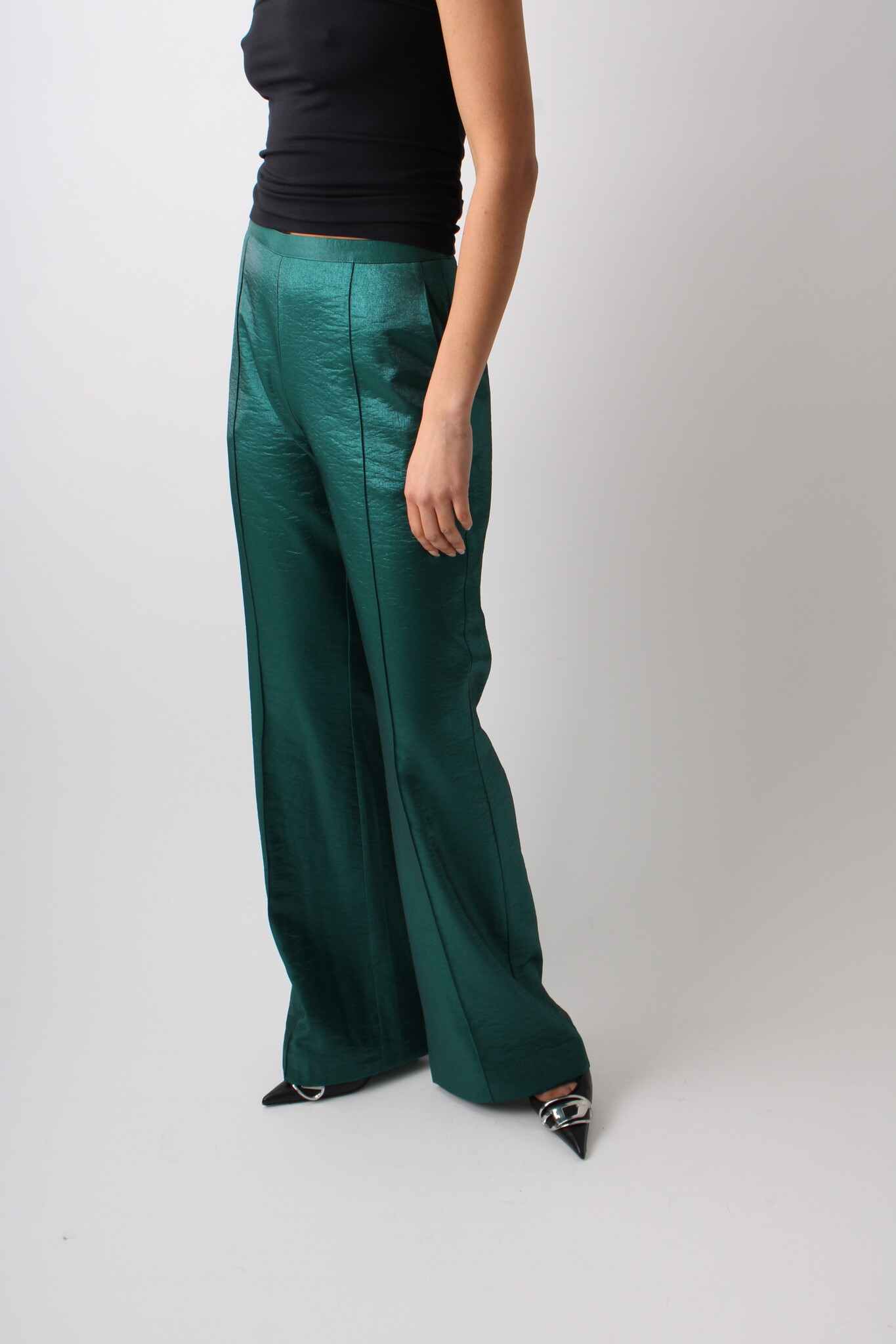 Shona Joy Miramare Pintuck Flared Broek