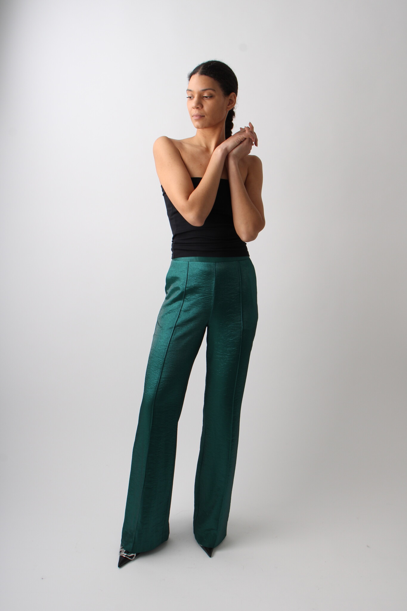 Shona Joy Miramare Pintuck Flared Broek