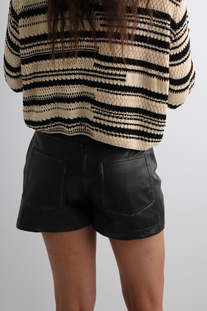 2ndday Erie Heritage Leather Shorts