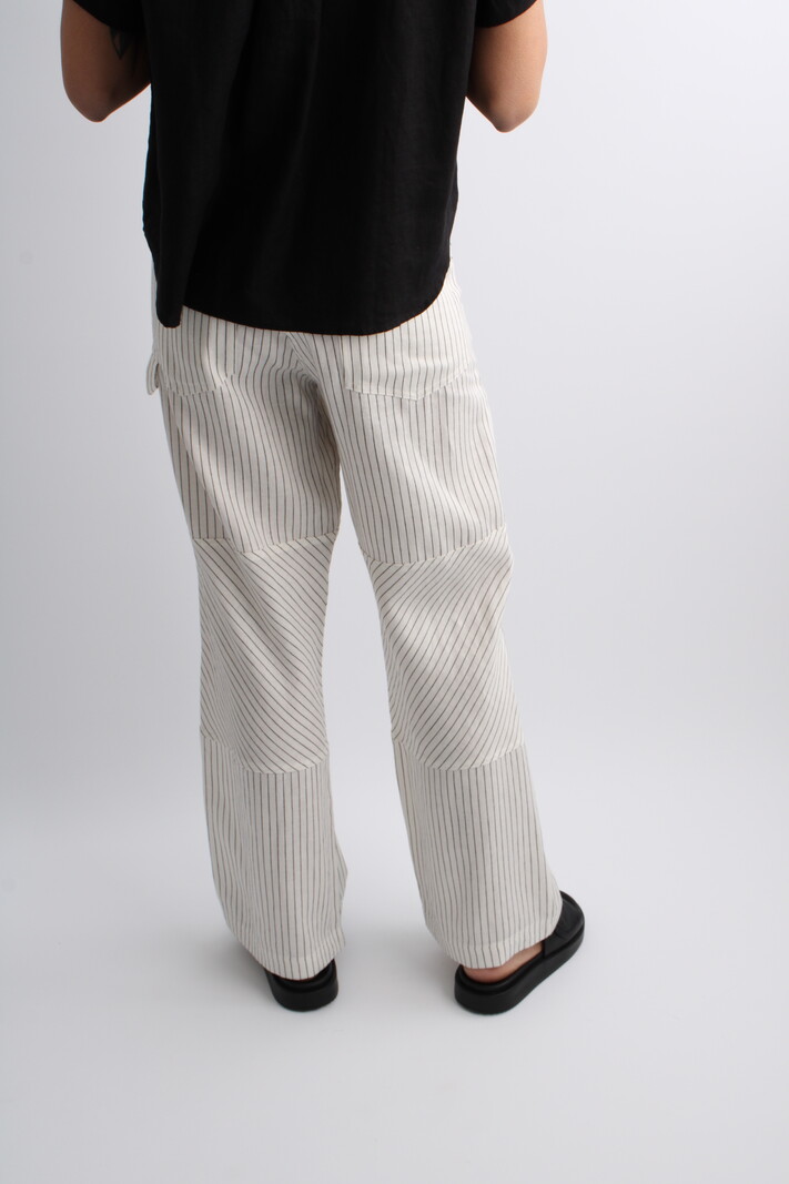 DAY Culkin Cozy Linen Stripe Pants