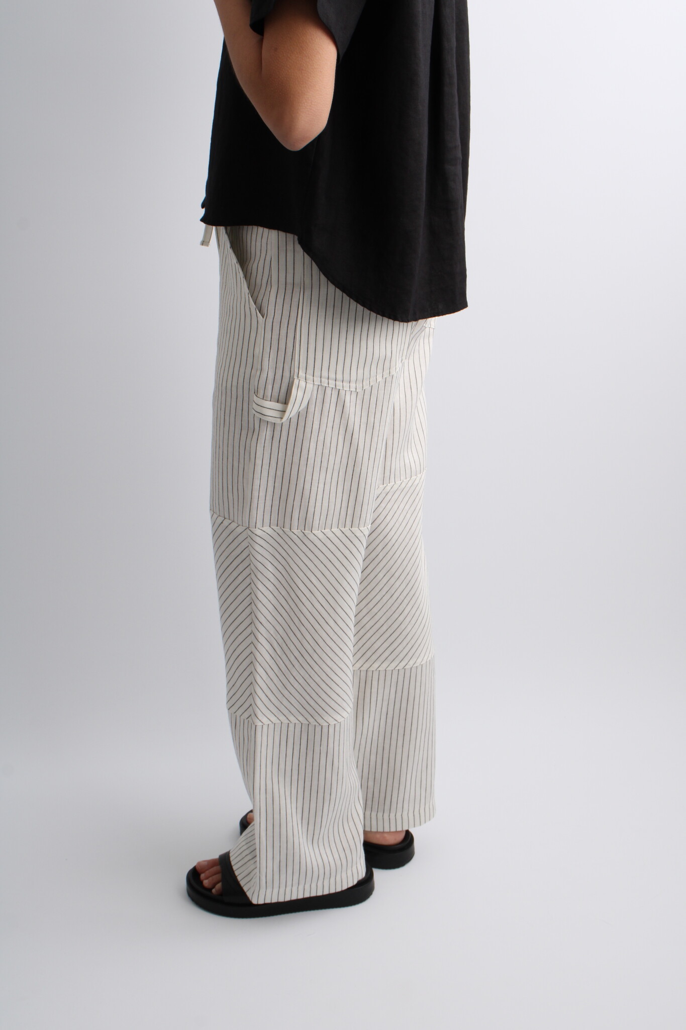 DAY Culkin Cozy Linen Stripe Pants