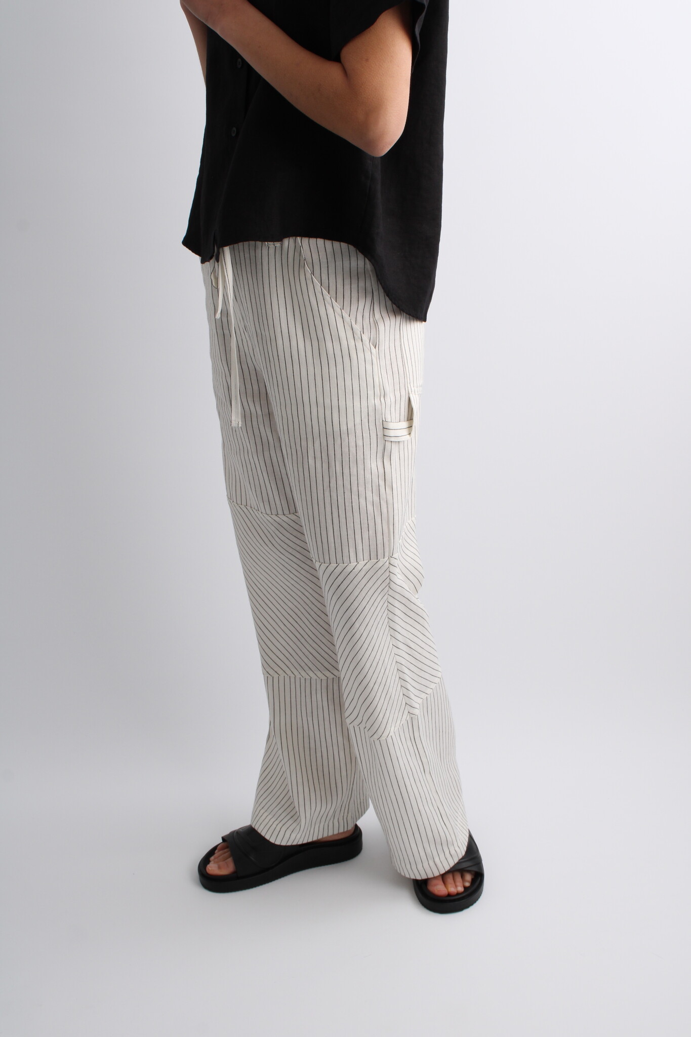 DAY Culkin Cozy Linen Stripe Pants