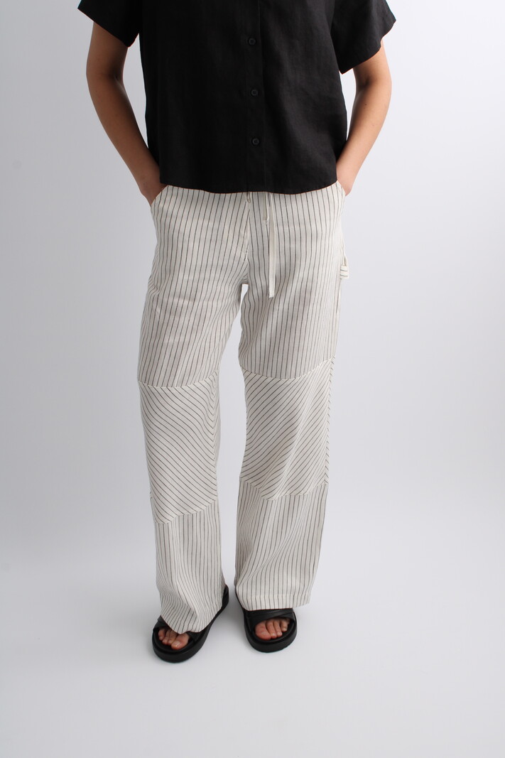 DAY Culkin Cozy Linen Stripe Pants