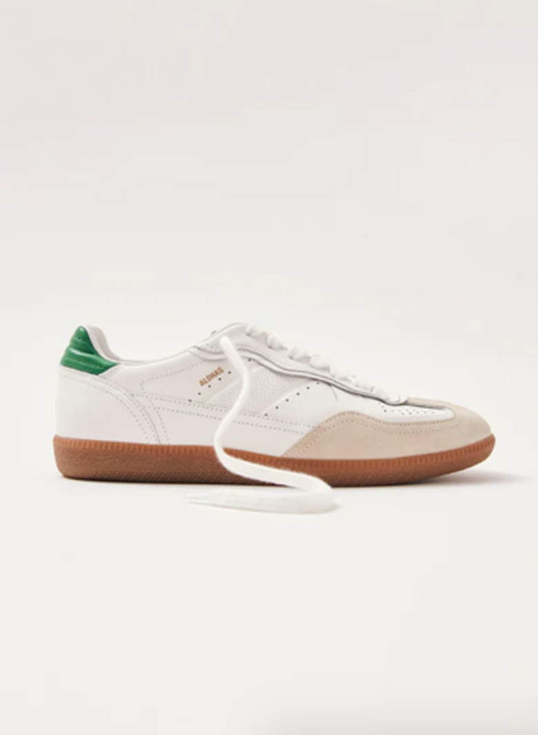 Alohas Green Leather Sneakers