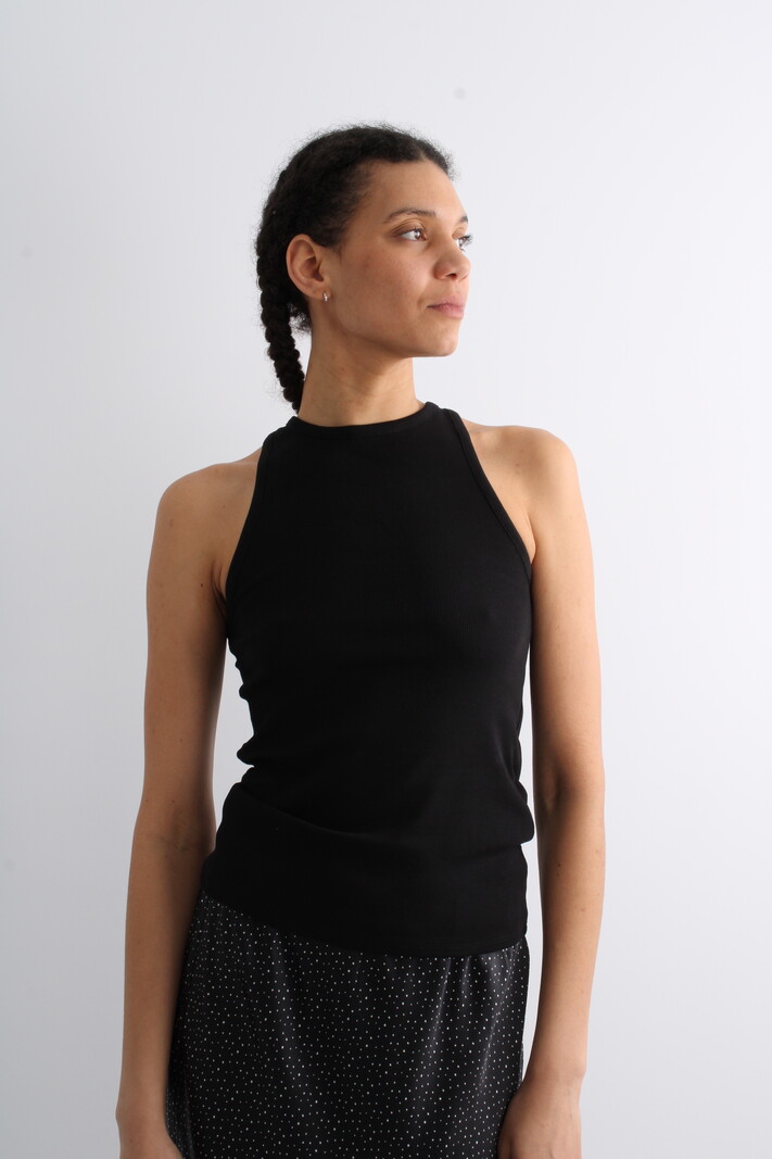 Remain Knotted Back Rib Top
