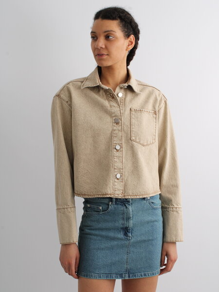 Remain Short Denim Shirt