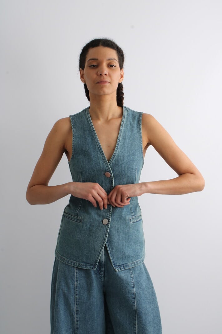 Remain Denim Waistcoat