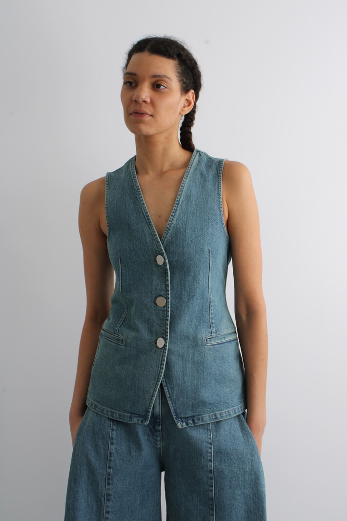 Remain Denim Waistcoat