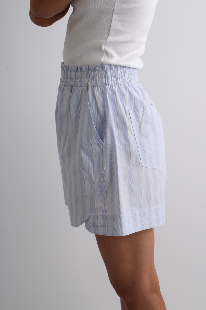 Remain Striped Wide Shorts