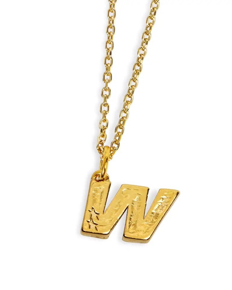 TwoJeys Letter W Necklace
