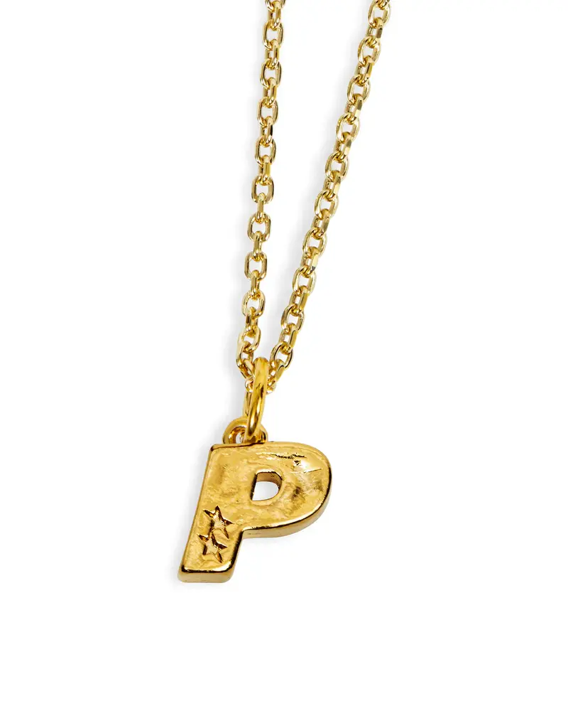 TwoJeys Letter P Necklace