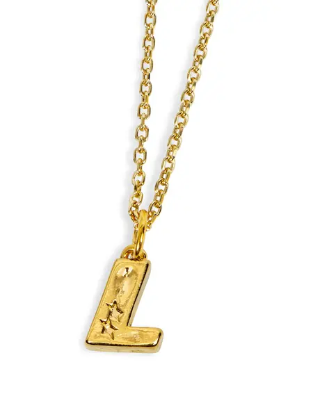 TwoJeys Letter L Necklace