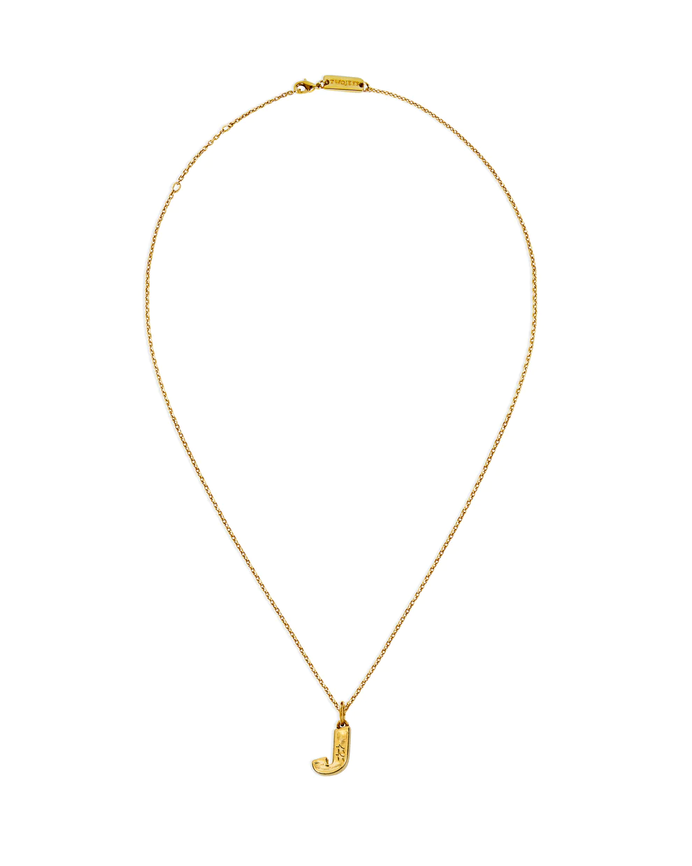 Letter J Necklace