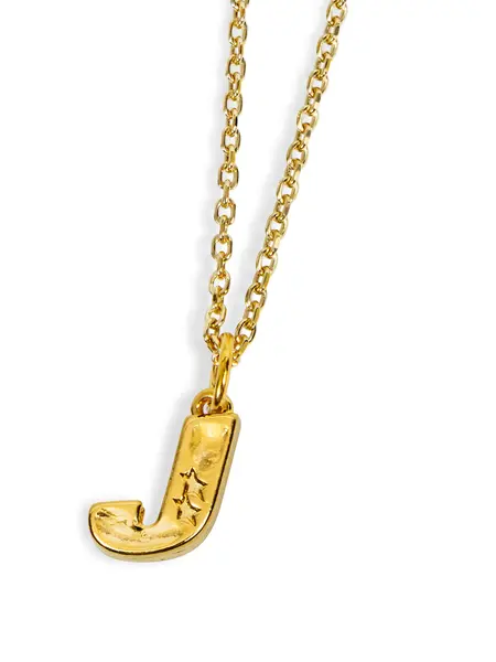 Letter J Necklace