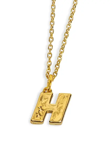 TwoJeys Letter H Necklace