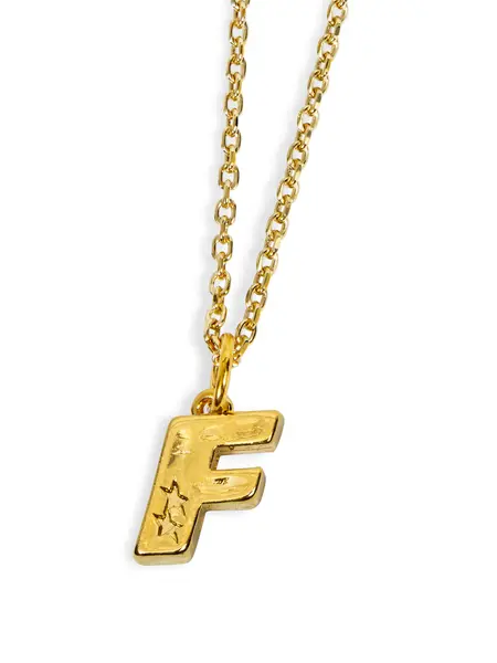 TwoJeys Letter F Necklace