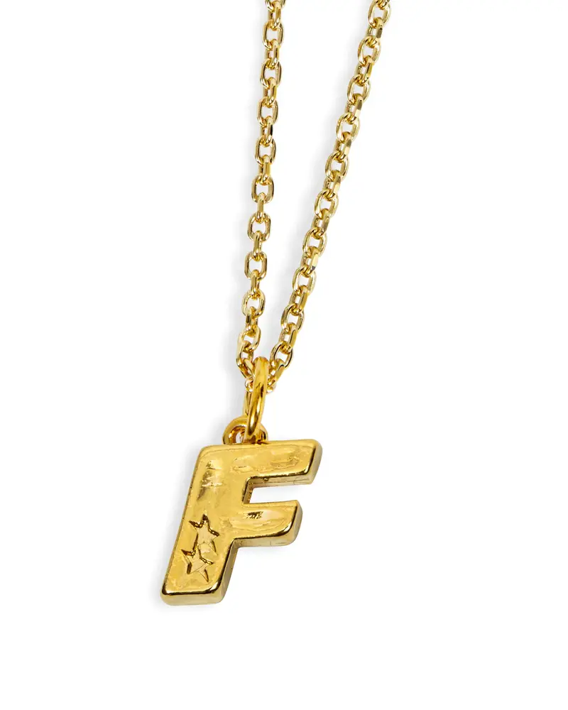 TwoJeys Letter F Necklace