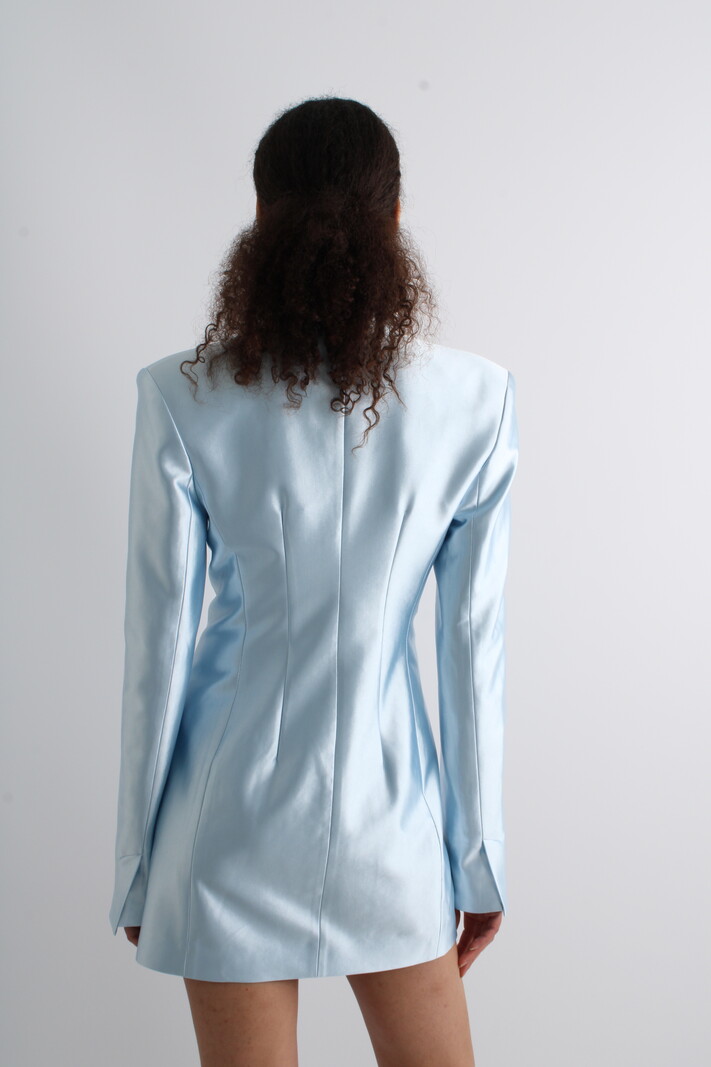 Rotate Shiny Suiting Blazer Dress