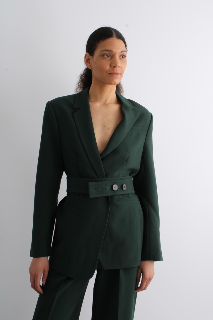 Shona Joy Irena Forest Oversized Blazer