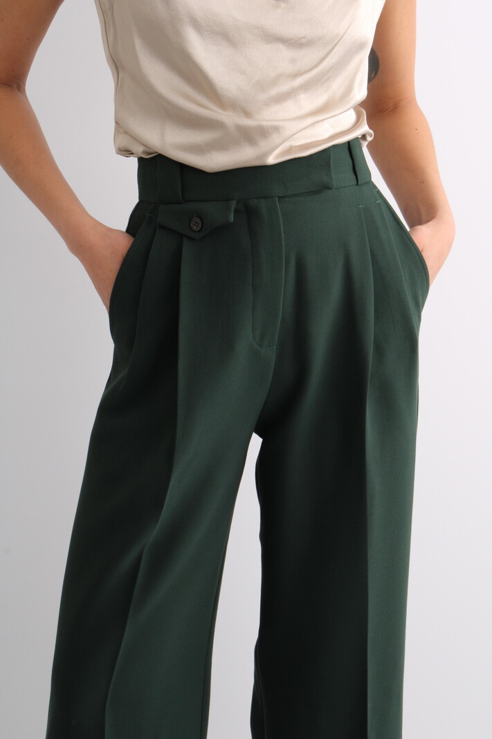 Shona Joy Irena Forest High Waisted Trousers