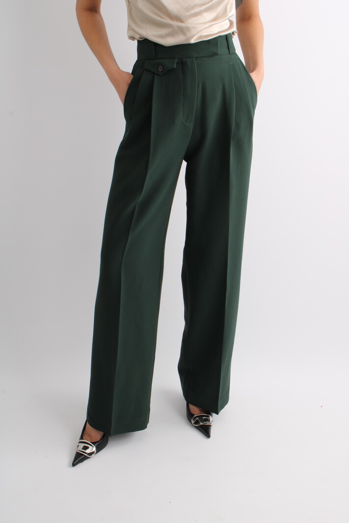 Shona Joy Irena Forest High Waisted Trousers