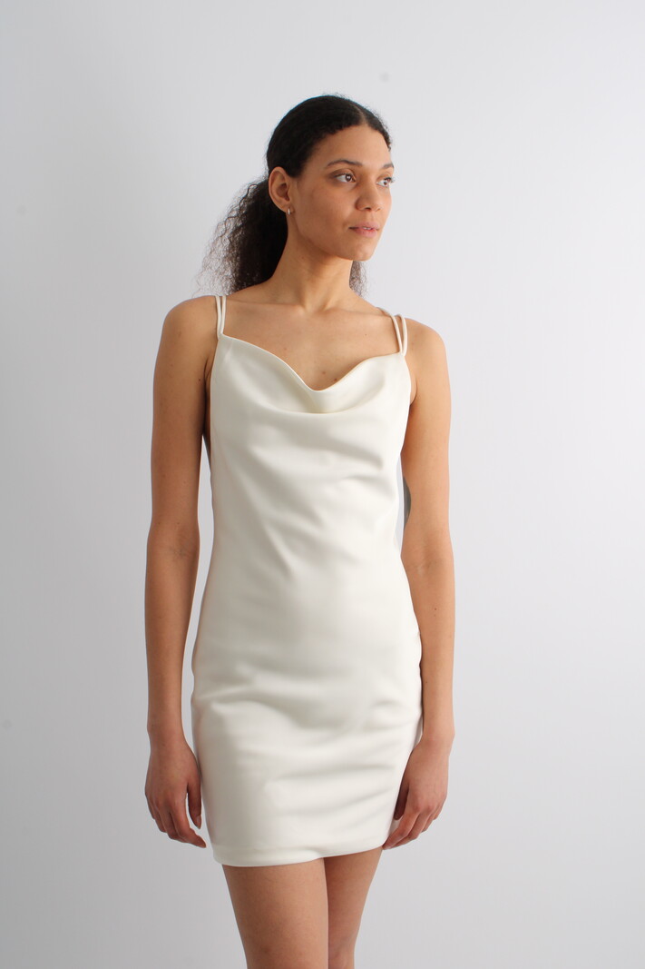 Rotate Satin Mini Slip Dress