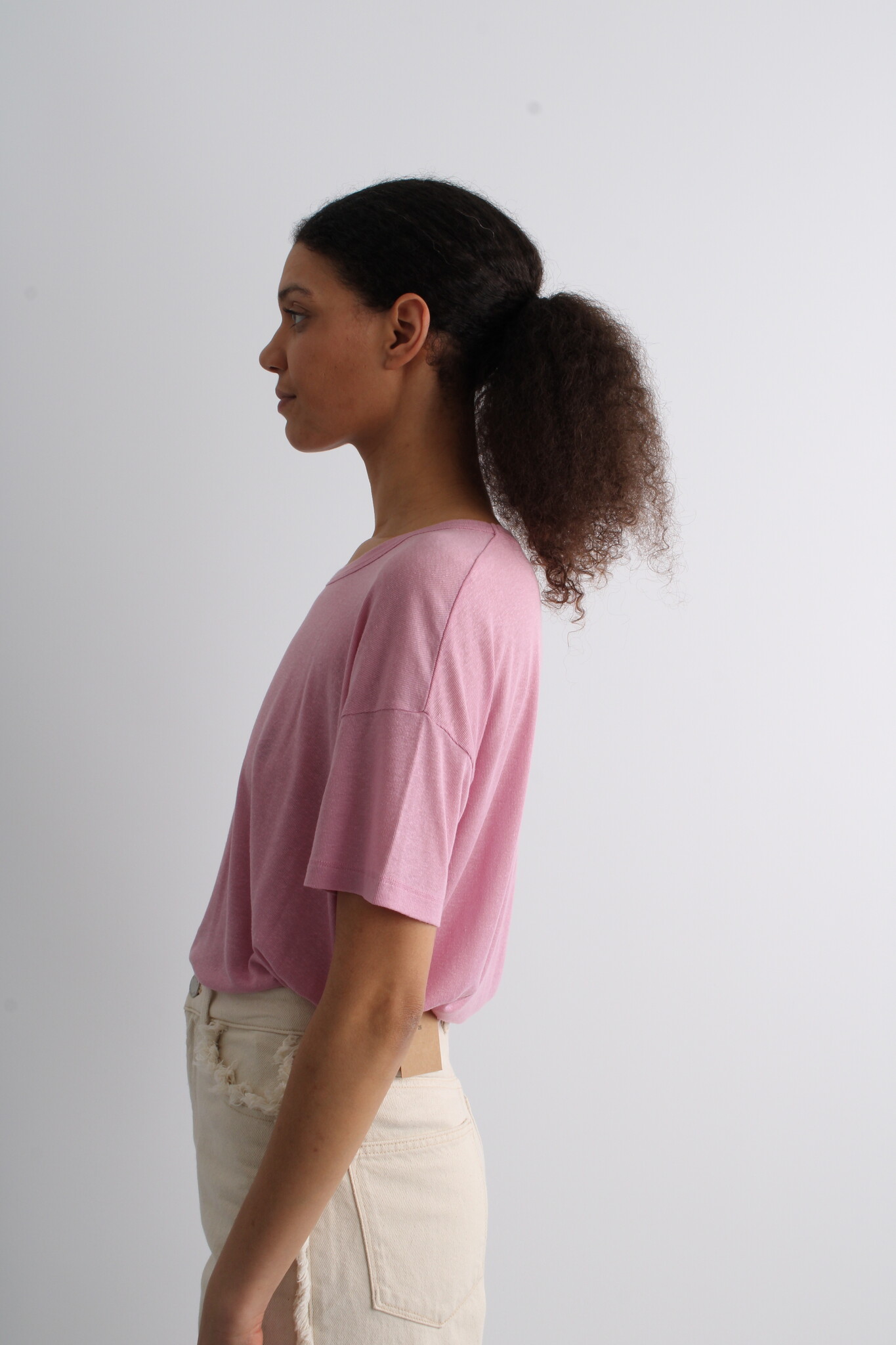 Arnie Says Melis Linen T-shirt