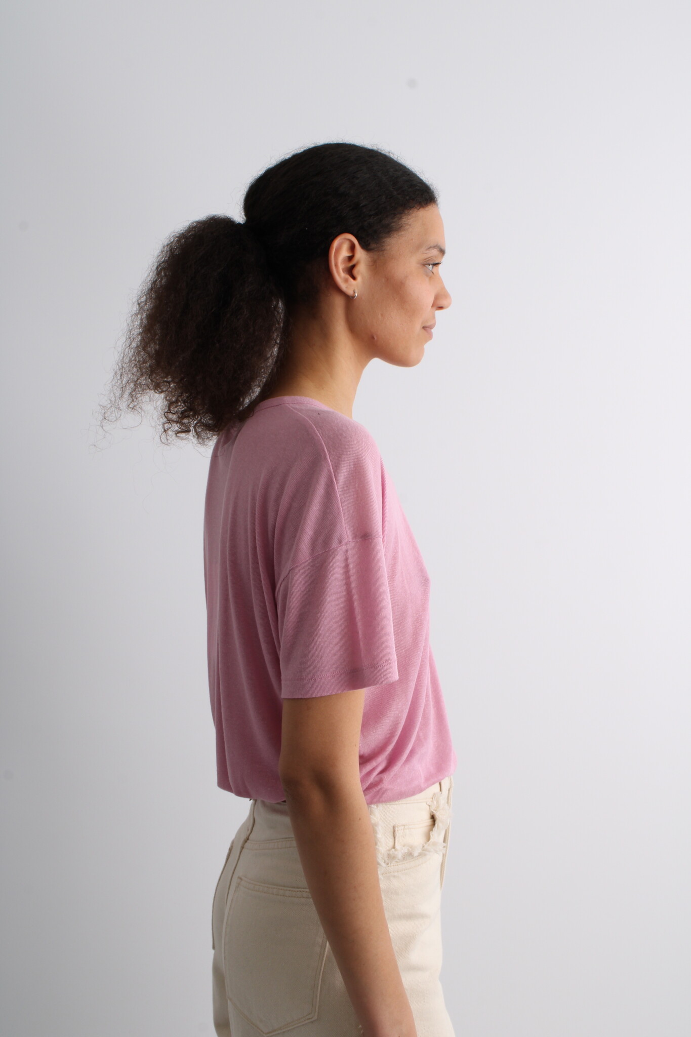 Arnie Says Melis Linen T-shirt