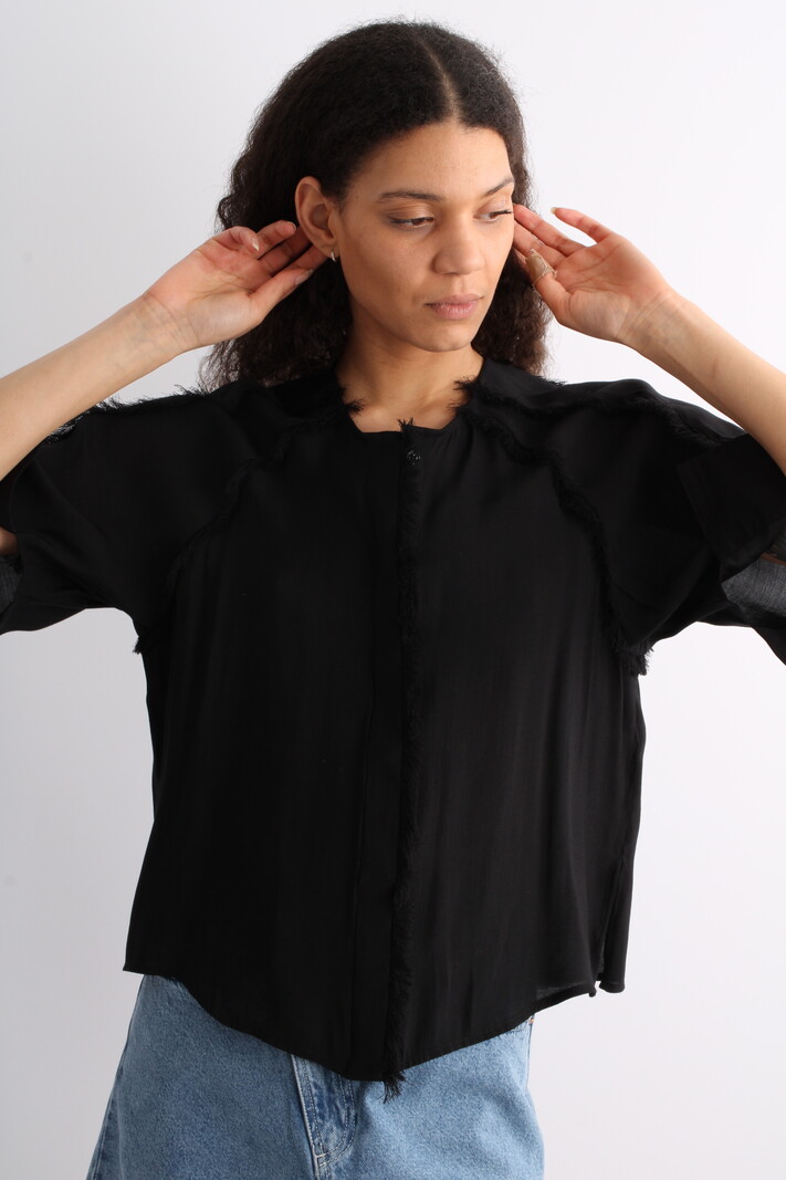 DAY Kylie Sheer Fringes Blouse