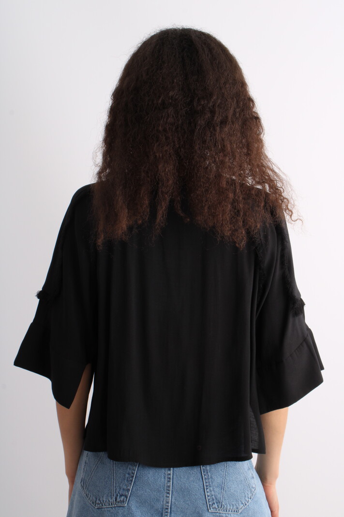 DAY Kylie Sheer Fringes Blouse