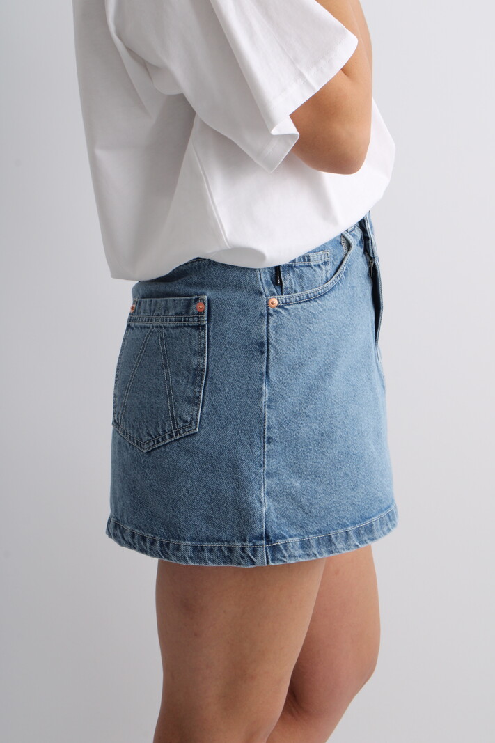 Alohas Boston Denim Skirt