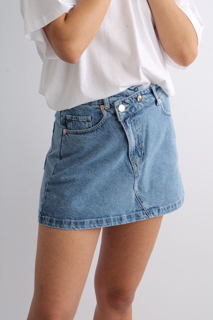 Alohas Boston Denim Skirt