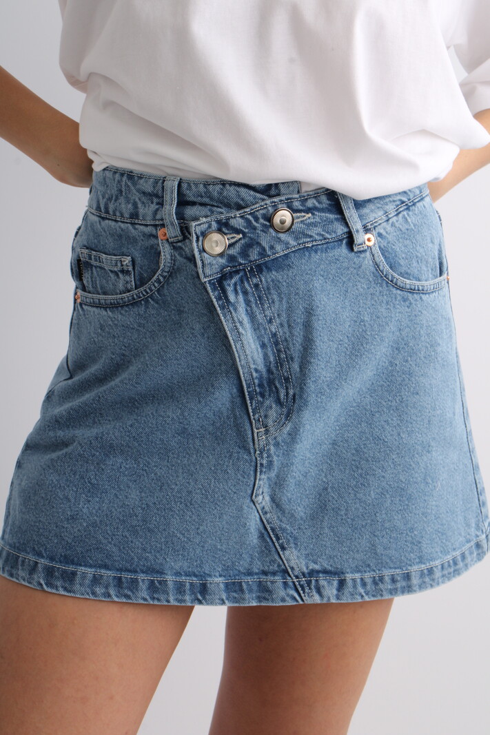 Alohas Boston Denim Skirt