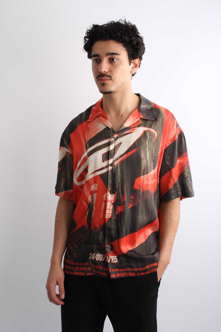 DIESEL RUNWAY S-HOCKNEY-POSTER Shirt