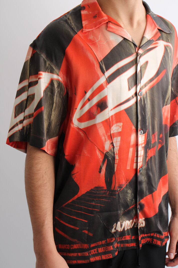 DIESEL RUNWAY S-HOCKNEY-POSTER Shirt