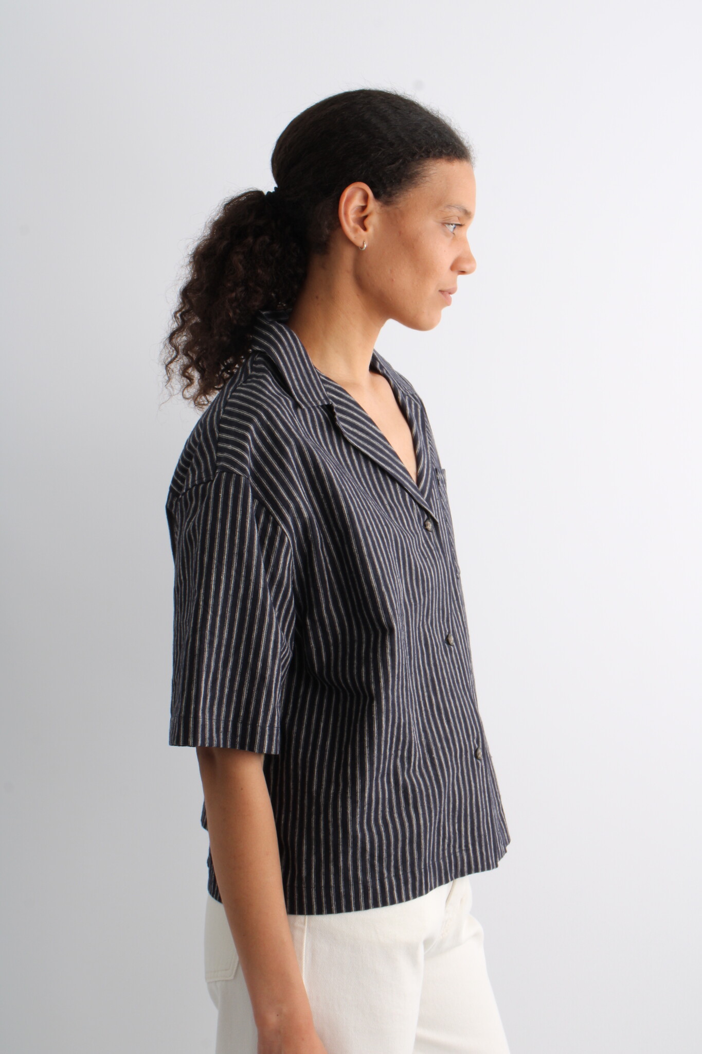 Arnie Says Luna Striped  Shirt