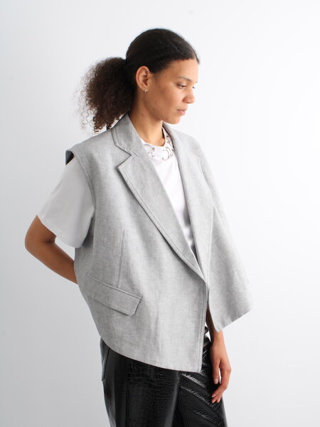 Remain Asymmetric Boxy Vest