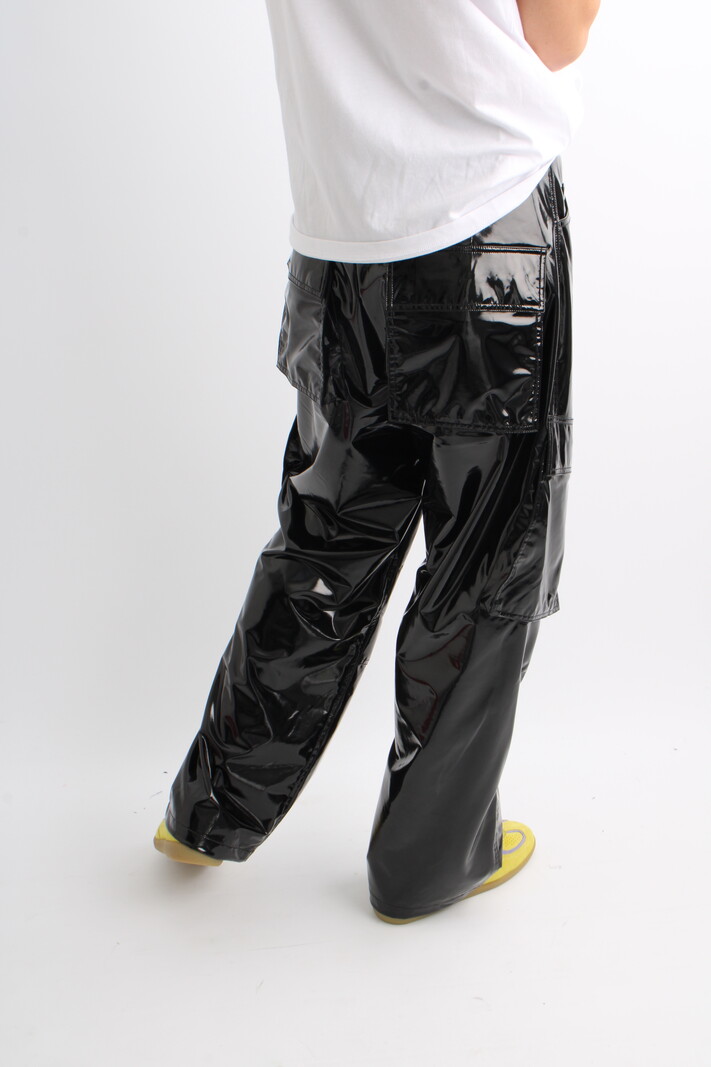 Rotate Patent Coated Cargo Broek