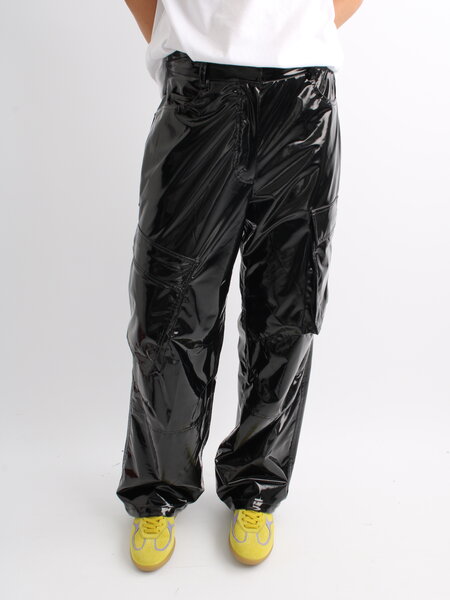 Rotate Patent Coated Cargo Broek