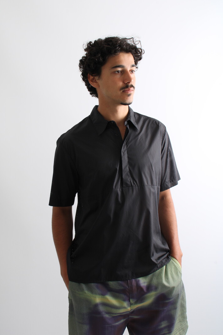 Soulland Devon perforated Shirt