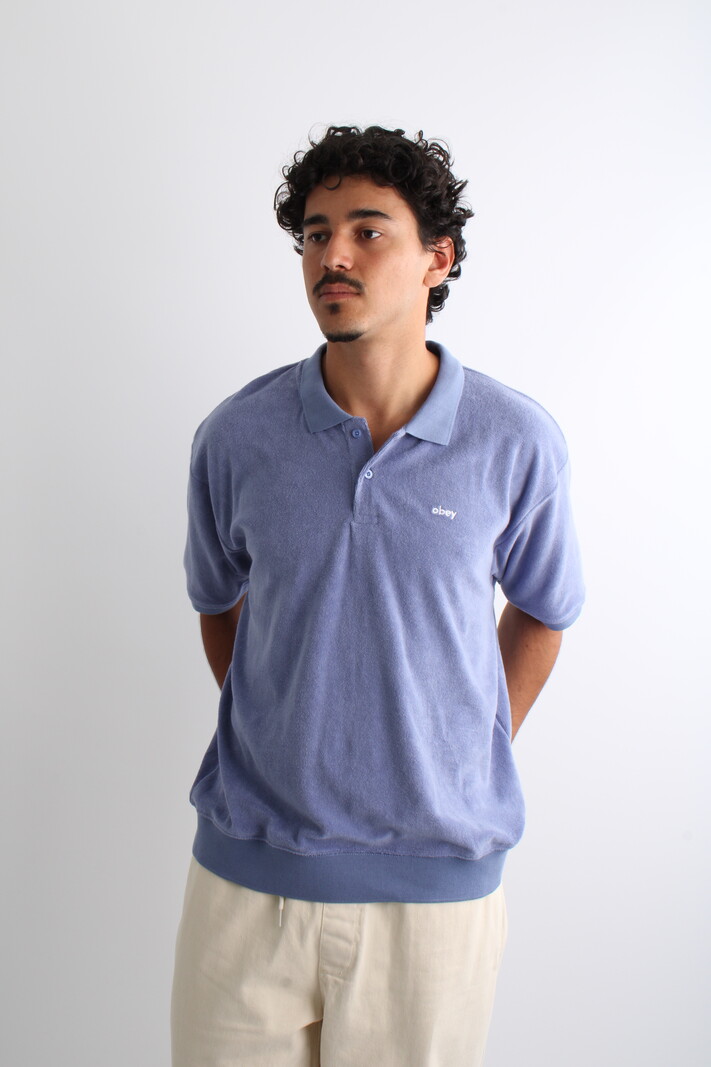 Obey Denton Terry Polo