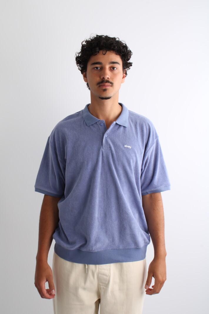 Obey Denton Terry Polo